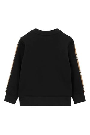 Black cotton sweatshirt BURBERRY KIDS | 8068433A1189